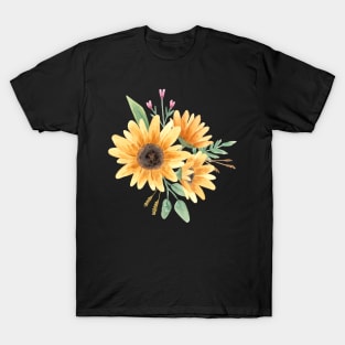 Sunflowers Bouquet T-Shirt